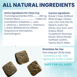Probiotic Chicken Flavor Soft Chew For Dogs