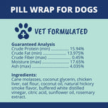 Under the Weather Dog Pill Wrap Chicken Liver Flavor
