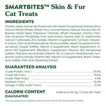 Greenies Feline Smartbites Skin and Fur Chicken Flavor Cat Treats