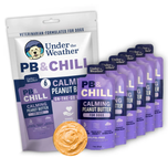 Under The Weather Pb & Chill Calming Peanut Butter Packets for Dogs