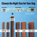 ValueBull Medium Collagen Sticks 6in