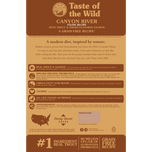 Taste of the Wild Canyon River Grain Free Trout and Smoked Flavor Salmon Dry Feline Food