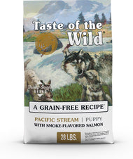 Taste of the Wild Pacific Stream Grain Free Smoked Salmon Recipe Puppy Dry Dog Food