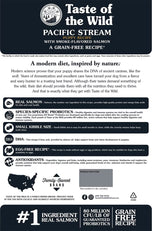 Taste of the Wild Pacific Stream Grain Free Smoked Salmon Recipe Puppy Dry Dog Food