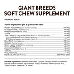 NaturVet Giant Breed Health Support Dog Soft Chews