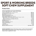NaturVet Sport and Working Dog Support Health Soft Chews