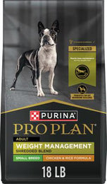 Pro Plan Chicken & Rice Small Breed Weight Management Dry Dog Food