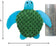 Kong Refillable Turtle Catnip Cat Toy