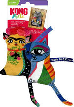 Kong Artz Frida Kahlo and Pablo Picasso Catnip Cat Toy