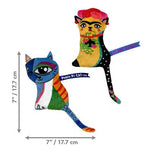Kong Artz Frida Kahlo and Pablo Picasso Catnip Cat Toy