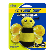 PetSport Crinkle Catnip Bumble Bee for Cats