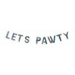 Huxley & Kent Let's Pawty Iridescent Celebration Banner