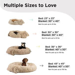 Best friends by Sheri Donut Shag Bed and Blanket Bundle