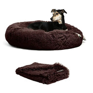 Best friends by Sheri Donut Shag Bed and Blanket Bundle