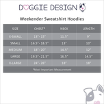 Doggie Design Weekender Dog Sweatshirt Hoodie