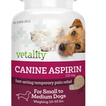 Vetality Canine Liver Flavored Aspirin For 10-50 Lbs Dogs