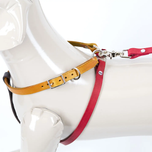 Odell Studio Handmade Multi Colored Leather Dog Harness