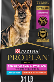 Pro Plan Sensitive Skin & Stomach Salmon Formula Large Breed Dry Dog Food