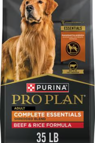 Pro Plan Complete Essentials Shredded Blend Beef & Rice Formula Dry Dog Food
