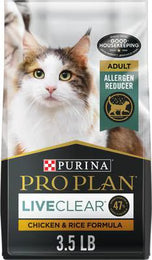 Pro Plan Live Clear Allergen Reducing Chicken & Rice Dry Cat Food