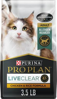 Pro Plan Live Clear Allergen Reducing Chicken & Rice Dry Cat Food