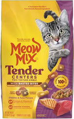 Meow Mix Tender Centers Chicken & Tuna Flavor Dry Cat Food