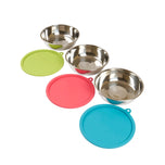 Messy Mutts Bowl & Lids (3 Colors) Xl 6pc Box Set