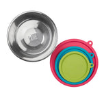 Messy Mutts Bowl & Lids (3 Colors) Xl 6pc Box Set