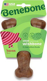 BeneBone Wishbone Bacon Flavor Dog Tough Chew Toys