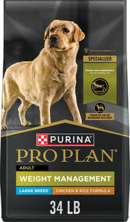 Purina Pro Plan Weight Management Large Breed Chicken & Rice Recipe Dry Dog Food