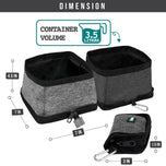 PetAmi Collapsible Travel Pet Bowls