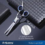 GLADOG Professional 6-in-1 Grooming Scissors Kit