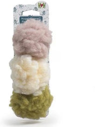 HuggleKats Cat Toy Fluffer Fleece Balls 3 Pack