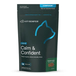 VetriScience Calm & Confident Cat Supplement Chews, Chicken, 30 ct