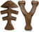 Benebone Dog Toy Fishbone & Wishbone Bacon Flavored 2 pack
