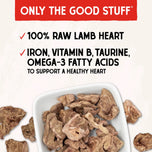 Stella & Chewy's Freeze Dried Lamb Heart Treats